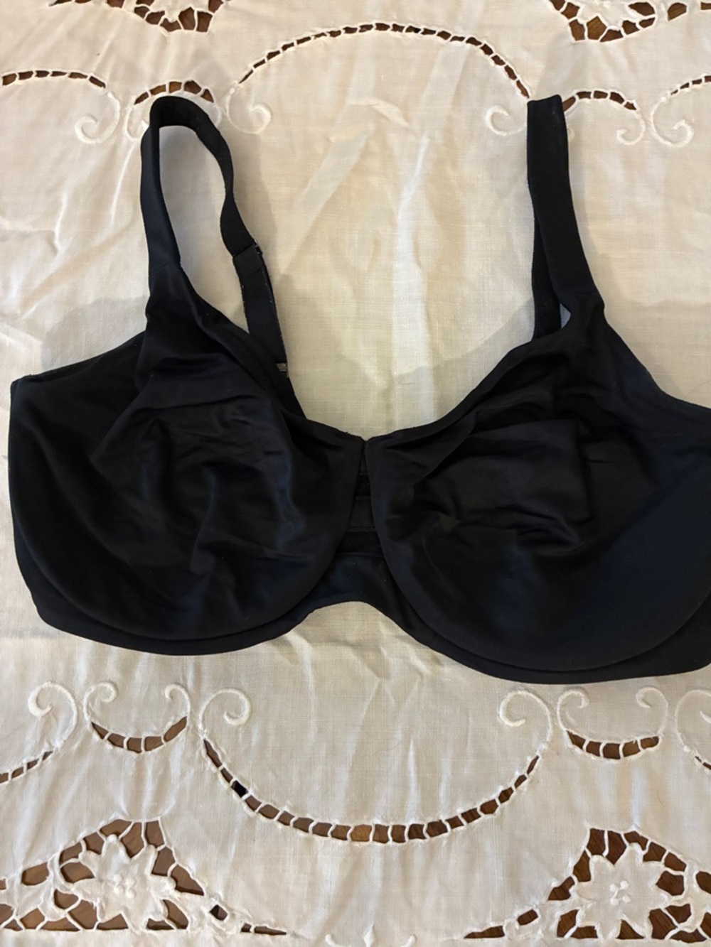 SPANX Black Full Coverage Underwire Bra